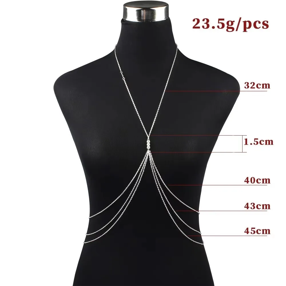 Body Jewelry For You - Cadena de Cintura Cruzada Sexy y