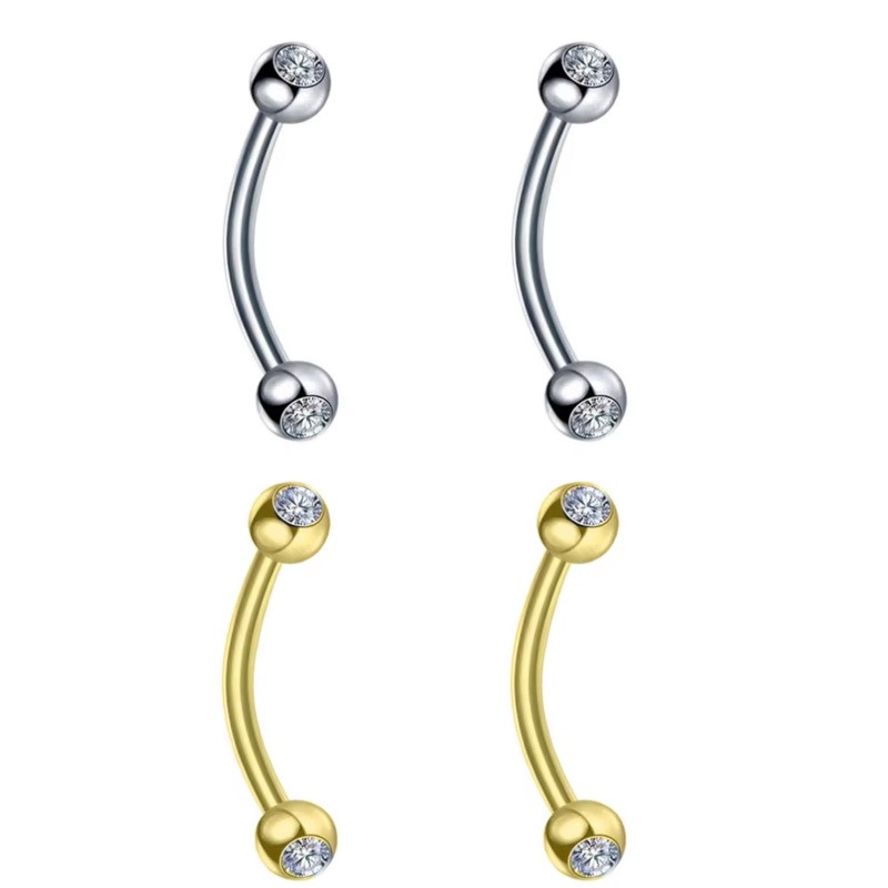 Body Jewelry Surgical Steel - 2 piezas de joyería corporal, pendientes