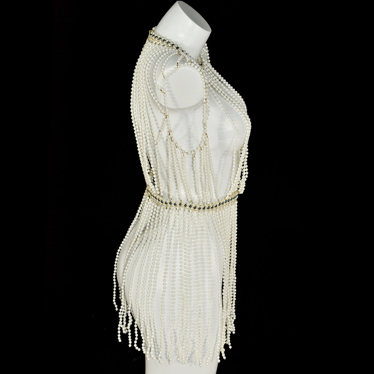 Vestido clásico largo con borl - Body Jewelry Retainers reseña y precio