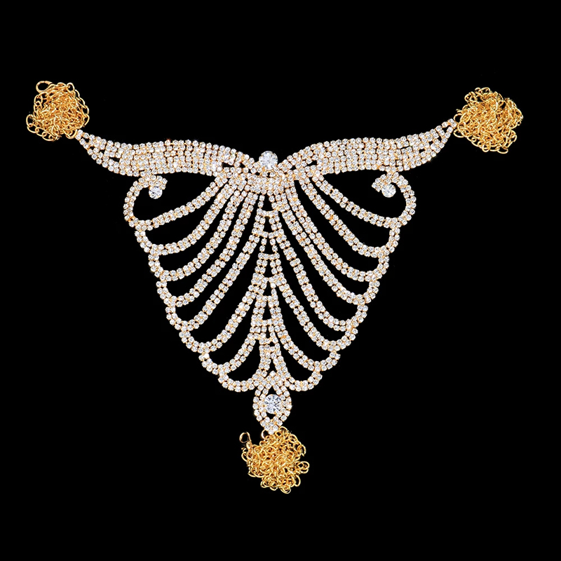 Stonefans-Conjunto de Tanga y  - Body Jewelry Retainers reseña y precio